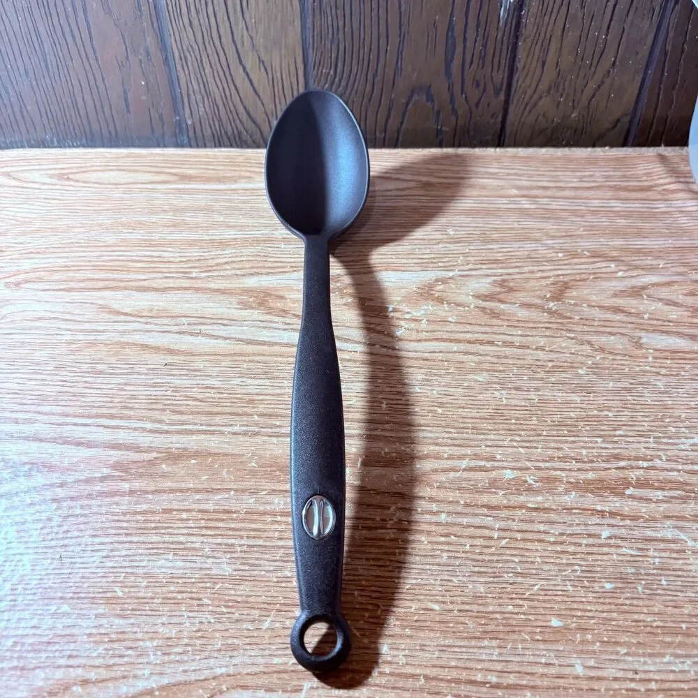 Black Large Plastic Serving Spoon Kitchen Utensils